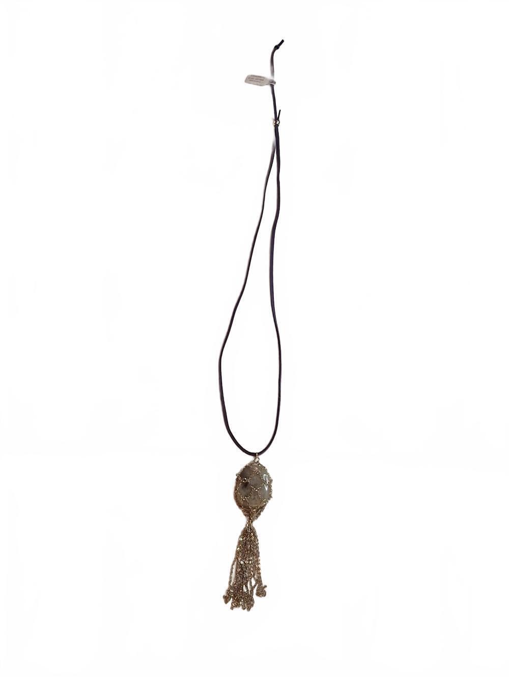 NWT Free People Semi-precious Stone Pendant